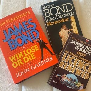 James Bond 3 books